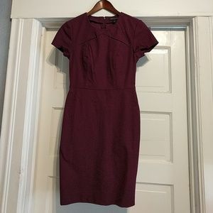 Burgundy dress